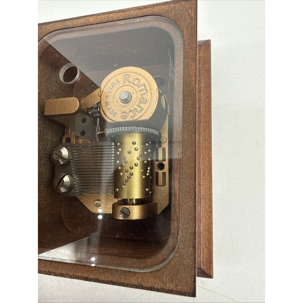 Vintage Jobin Music Box Plays Edelweiss Switzerland - Picture 8 of 10